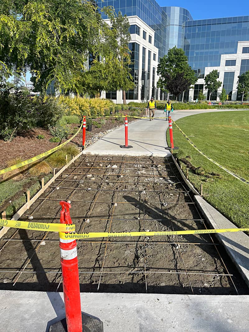 calvac paving concrete work commercial in San Jose