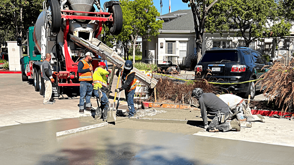 San Jose Concrete project with Calvac Paving